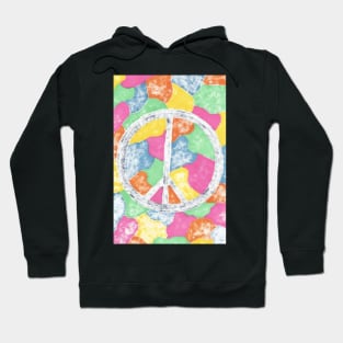 Tie-Dye Peace Sign Hoodie